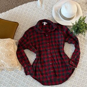 💮Old Navy boyfriend Flannel, S